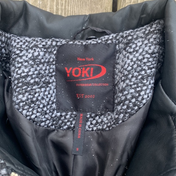 Yoki New York Outerwear Collection Tweed Coat - Picture 2 of 9